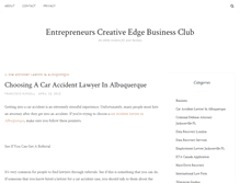 Tablet Screenshot of entrepreneurscreativeedge.com